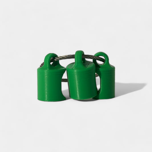 Green Classic Cap Clip 3-pack - RescueCandy