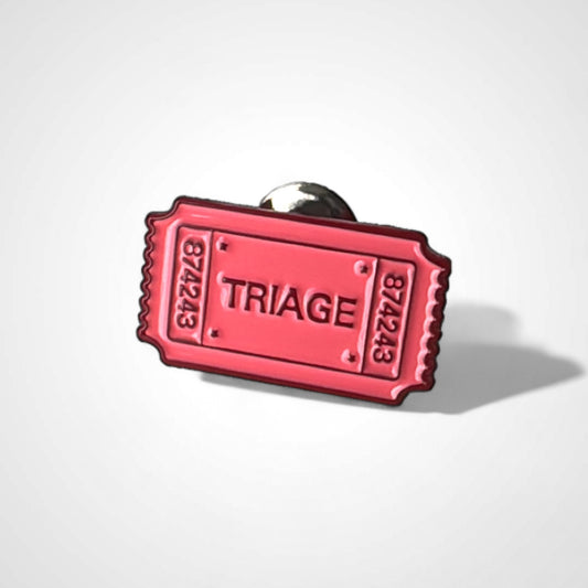 Ticket to Triage Lapel Pin - RescueCandy