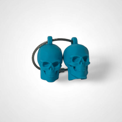 Blue Anatomical Skull Cap Clip 2-pack - RescueCandy