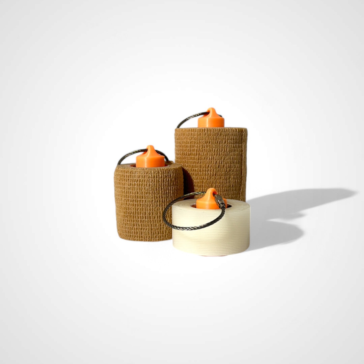 Orange/Glow Yellow Roll Holder 1-pack - RescueCandy