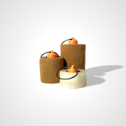 Orange/Glow Yellow Roll Holder 1-pack - RescueCandy