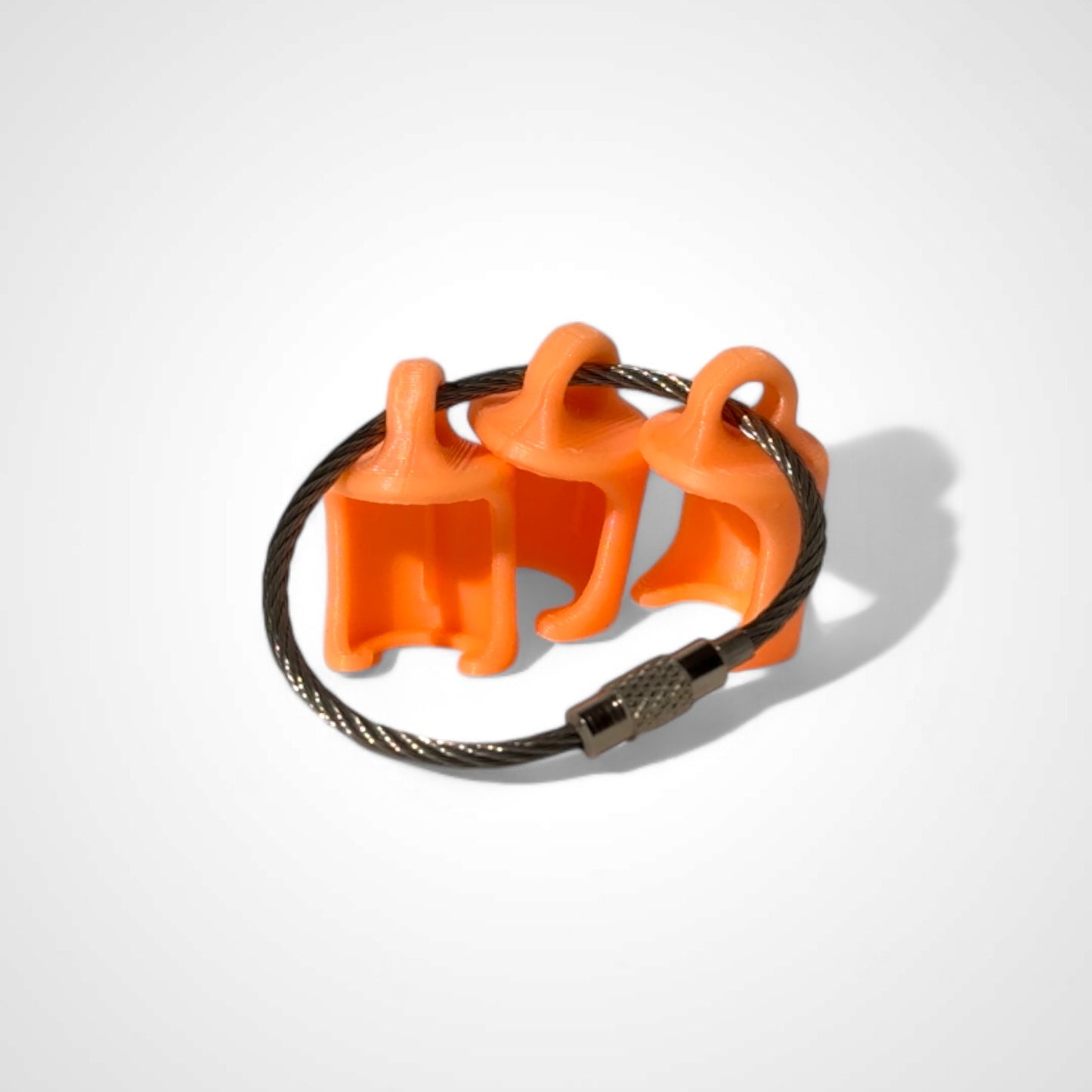 Orange/Glow Yellow Classic Cap Clip 3-pack - RescueCandy