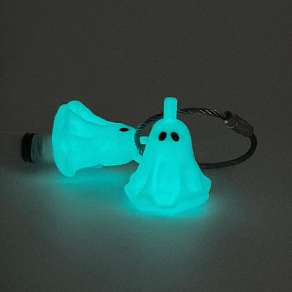 Blue Glow Ghost Cap Clip 2-pack