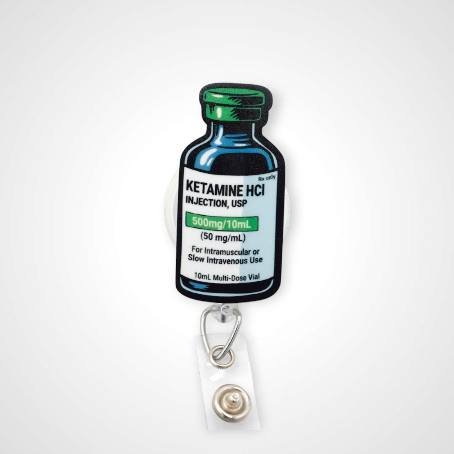 Ket Vial Badge Reel