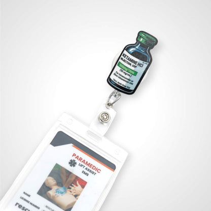 Ket Vial Badge Reel