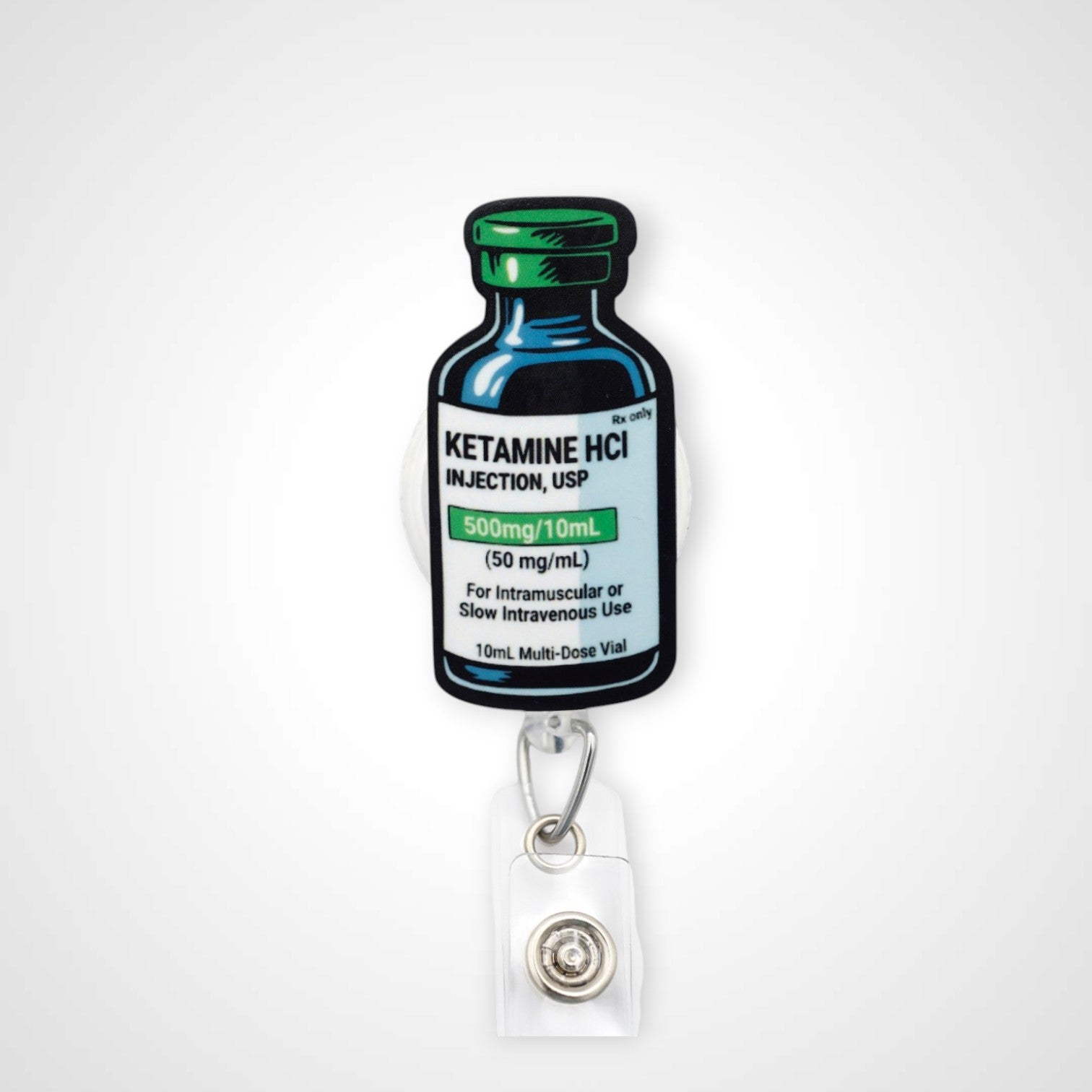 Ket Vial Badge Reel