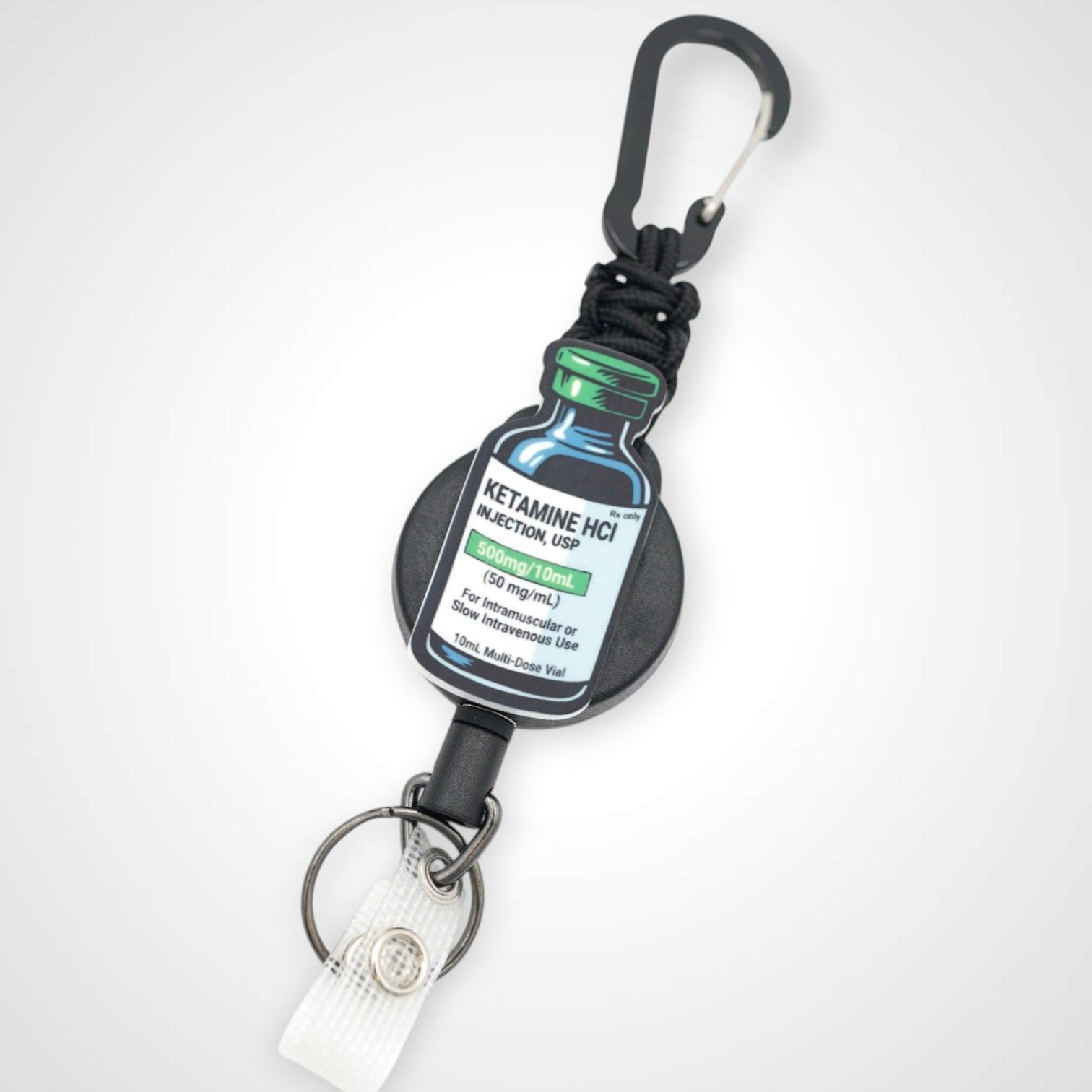 Ket Vial Badge Reel