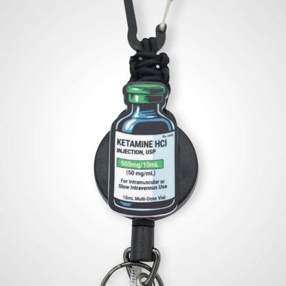 Ket Vial Badge Reel