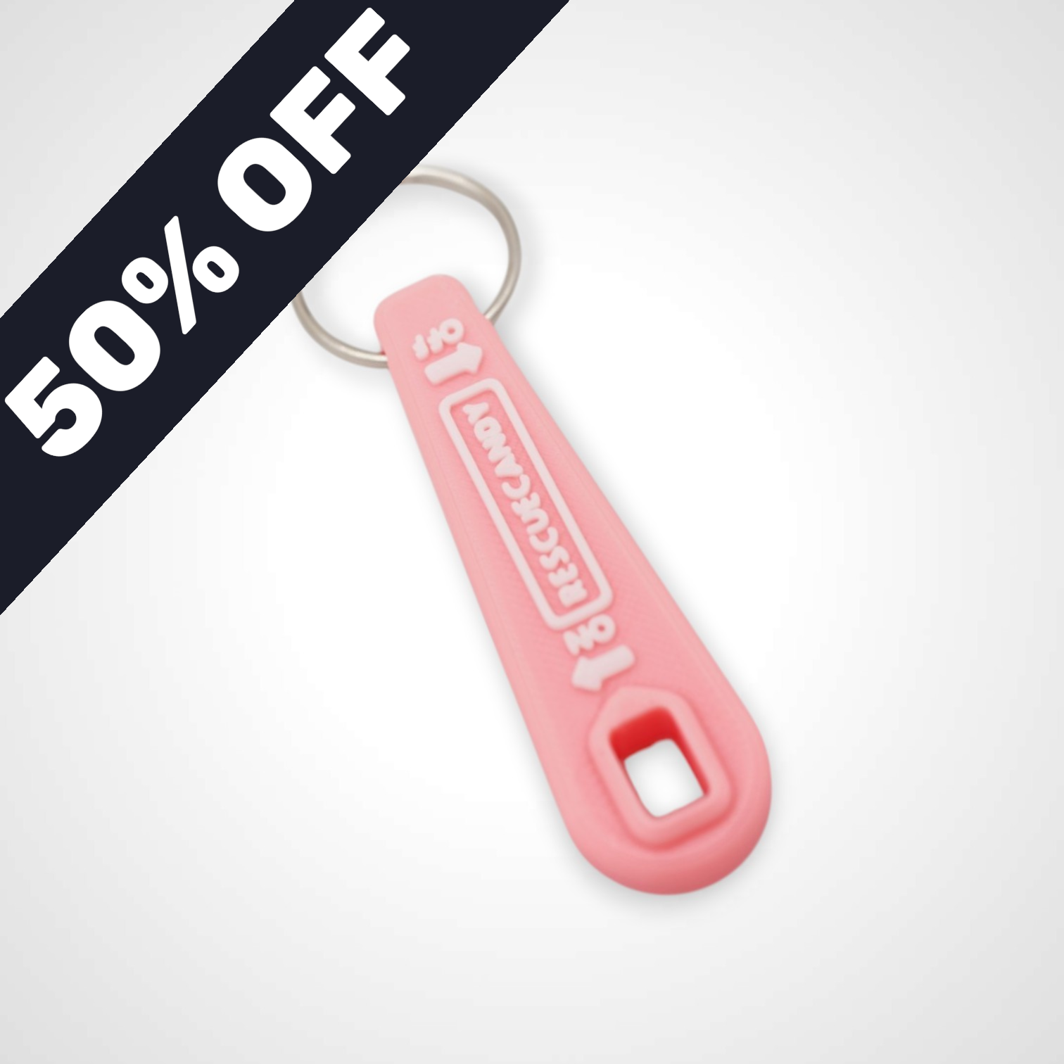 MISPRINT Pink Glow Orange Mini Oxygen Wrench