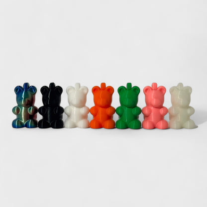 Black Gummy Bear Cap Clip 2-pack - RescueCandy