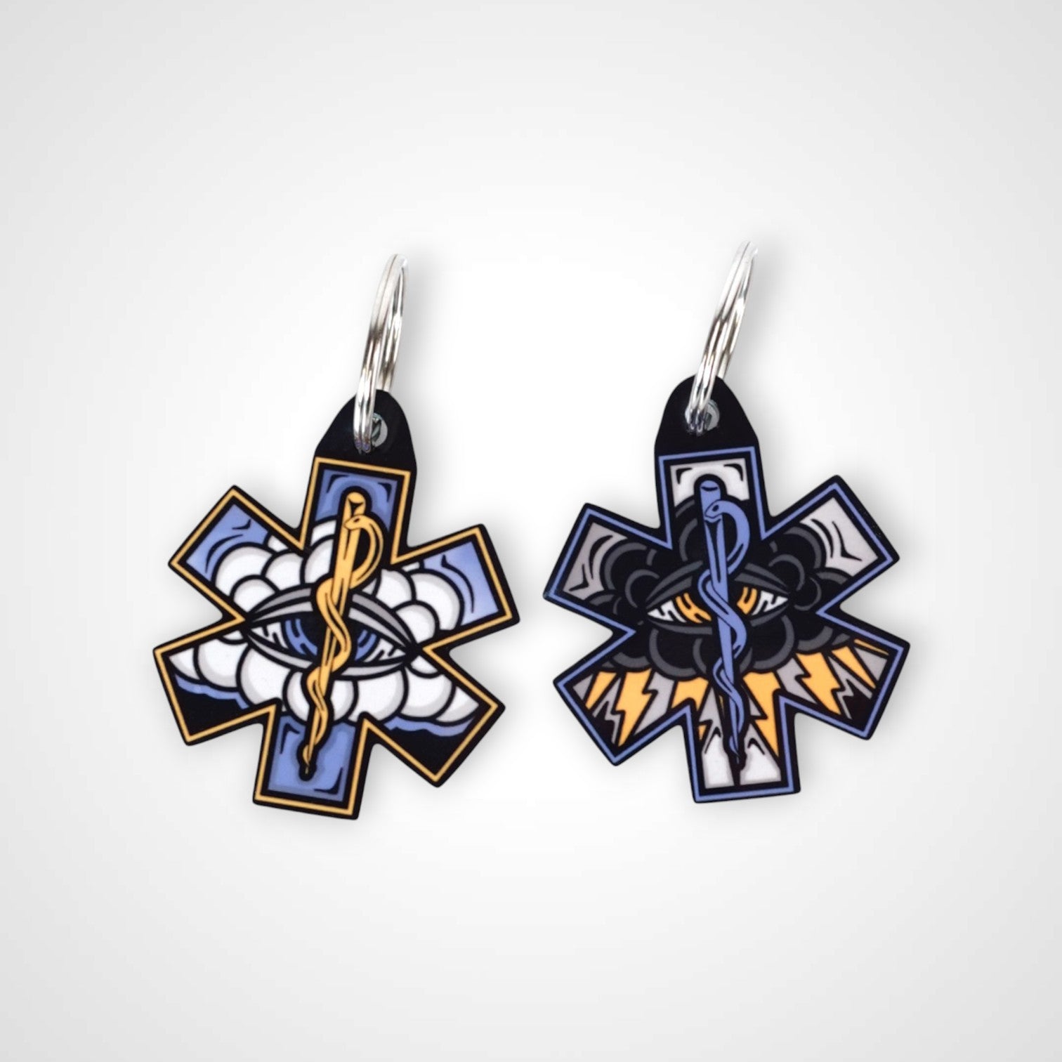 Black Cloud Keychain