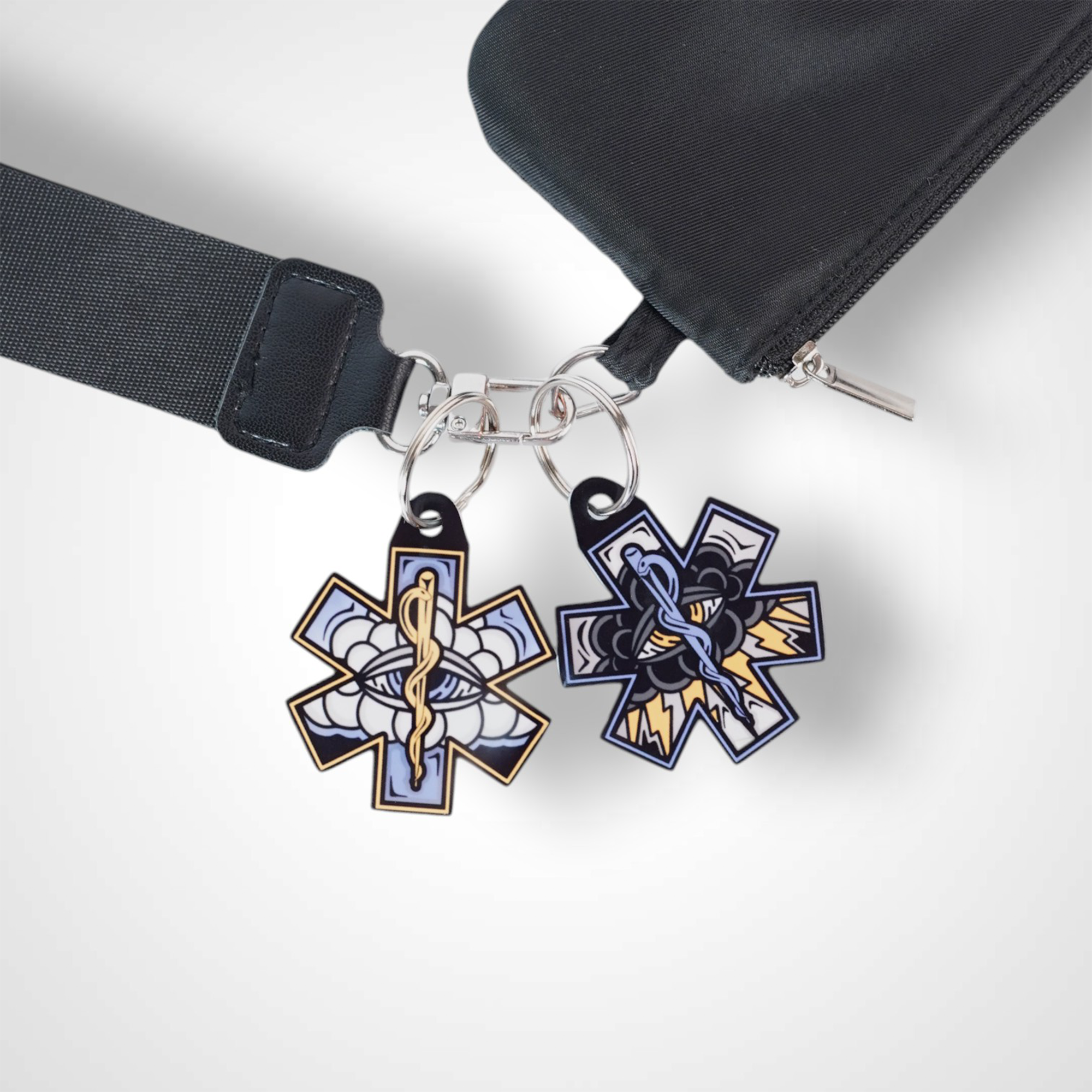 White Cloud Keychain