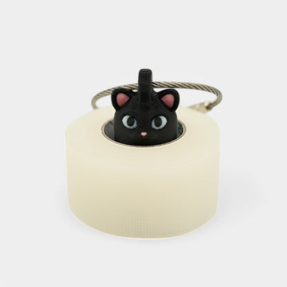 a compact black cat roll holder 1 inch tall to hold and tape and coban for EMS, paramedics, EMT's, nurses, flightmed, vetmed, and athletic trainers