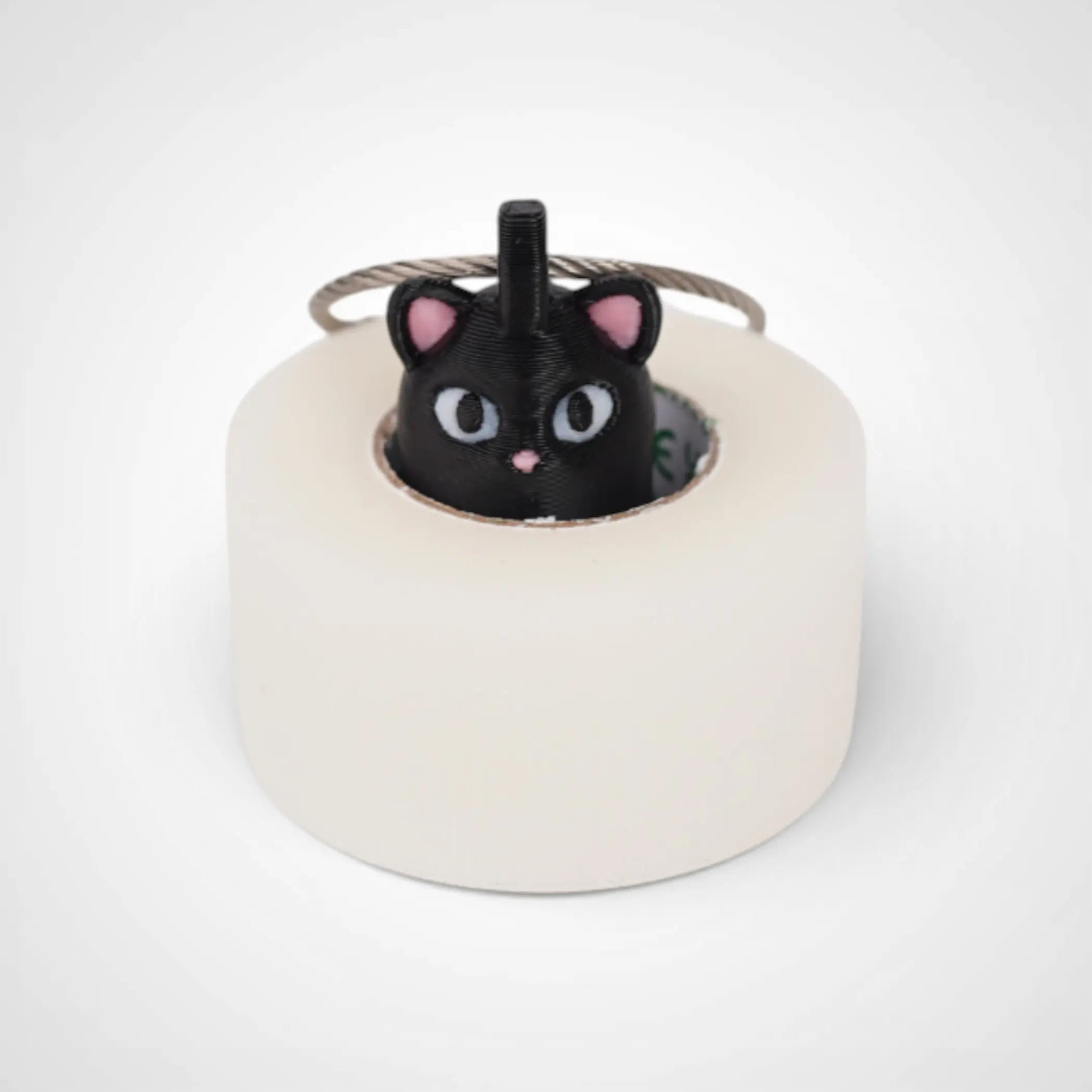 Cat Black Roll Holder 1-pack - Rescue Candy