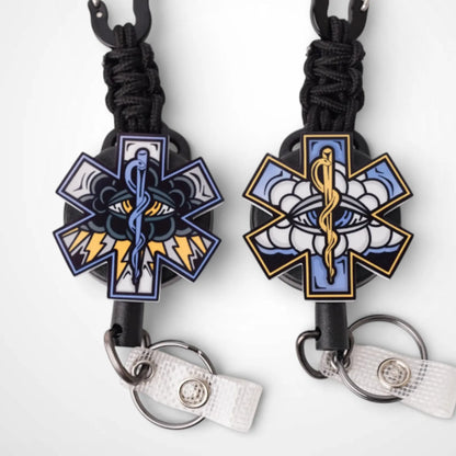 Black Cloud Badge Reel - Rescue Candy