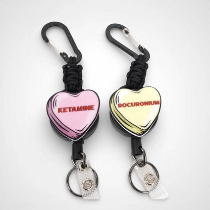 Ketamine and Roc Candy Hearts Partner Badge Reels - Rescue Candy