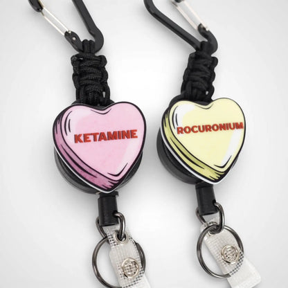 Ketamine and Roc Candy Hearts Partner Badge Reels - Rescue Candy