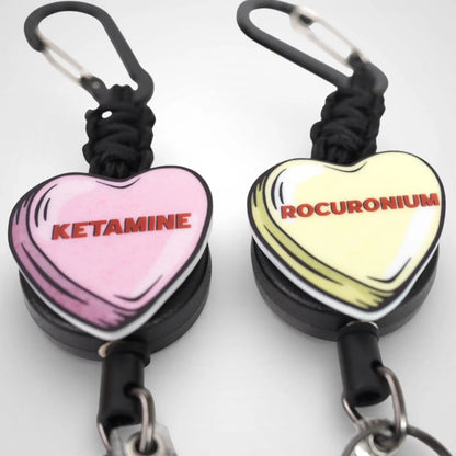 Ketamine and Roc Candy Hearts Partner Badge Reels - Rescue Candy
