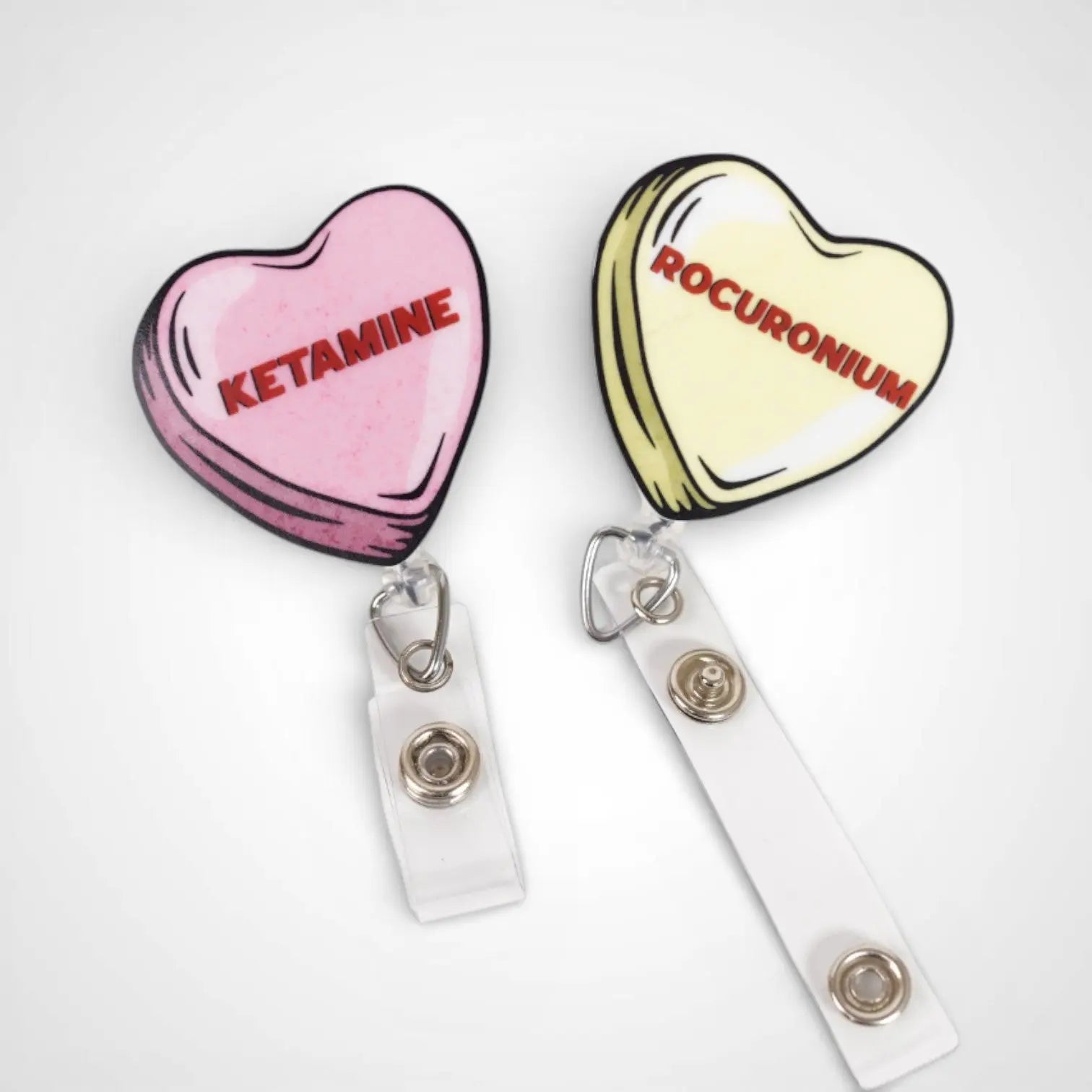 Ketamine and Roc Candy Hearts Partner Badge Reels - Rescue Candy