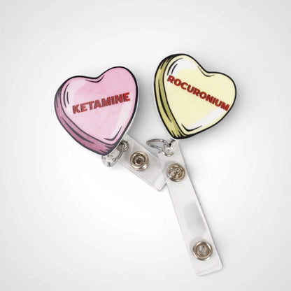 Ketamine and Roc Candy Hearts Partner Badge Reels - Rescue Candy