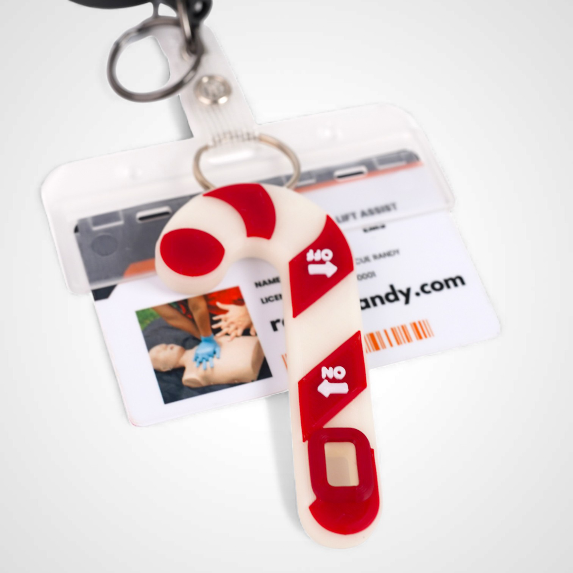 Glow Candy Cane Oxygen Wrench