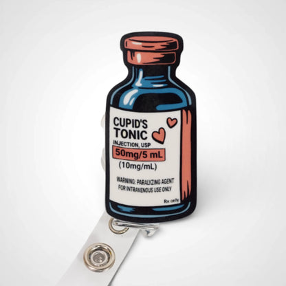 Cupid's Tonic Badge Reel - Rescue Candy