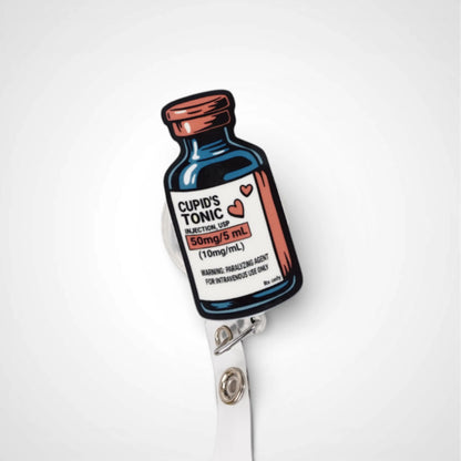 Cupid's Tonic Badge Reel - Rescue Candy