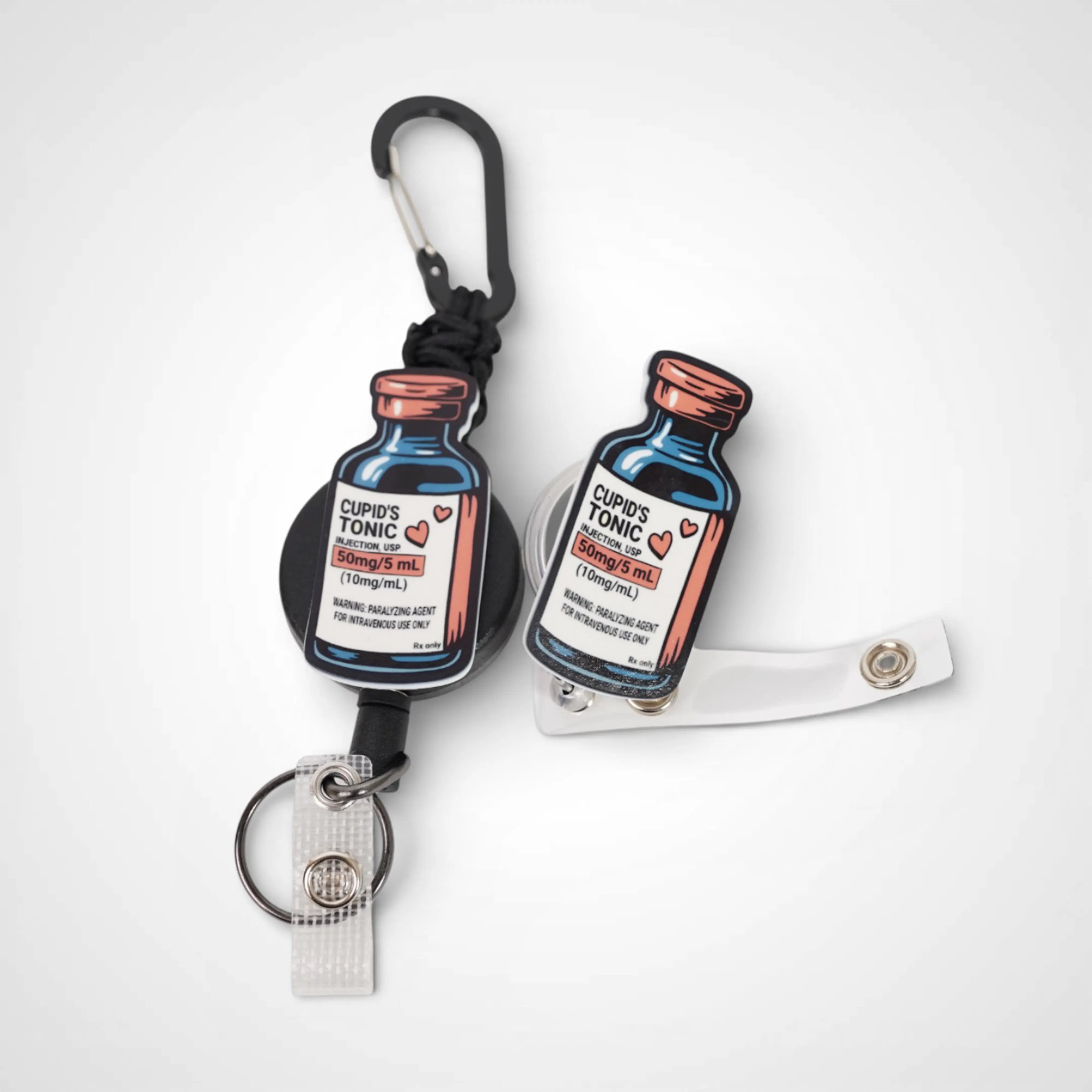 Cupid's Tonic Badge Reel - Rescue Candy