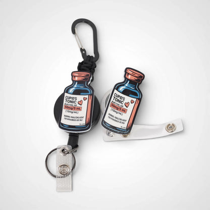 Cupid's Tonic Badge Reel - Rescue Candy