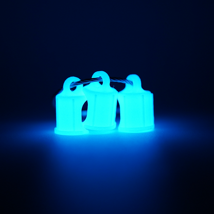 Glow Faux Flush Cap Clip 3-pack