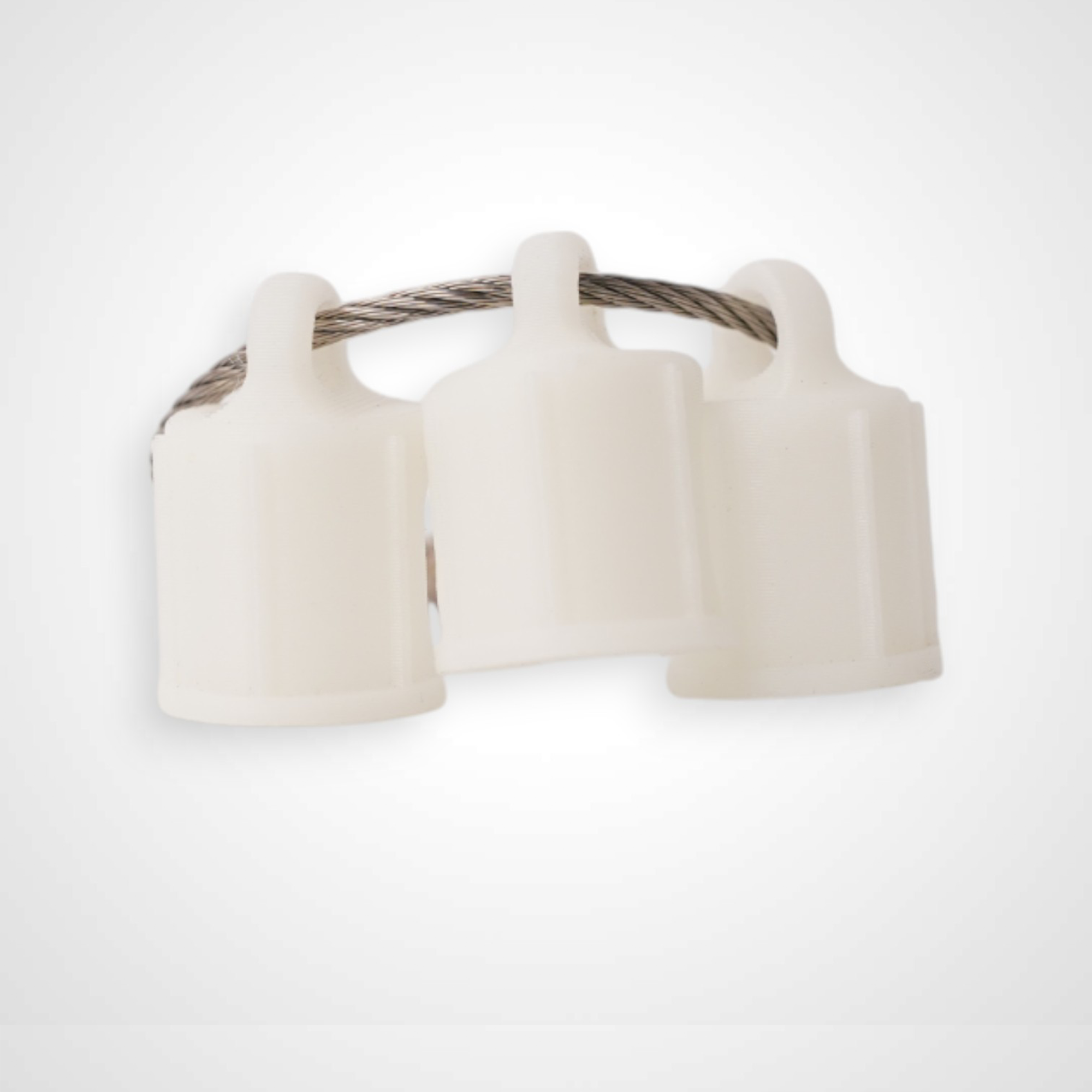 Glow Faux Flush Cap Clip 3-pack