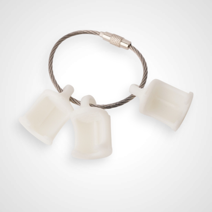 Glow Faux Flush Cap Clip 3-pack