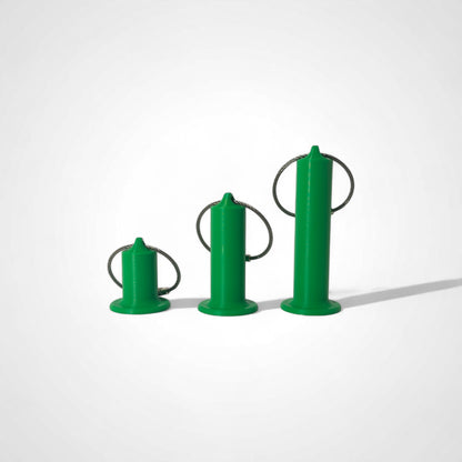 a compact green roll holder to hold and tape and coban for EMS, paramedics, EMT's, nurses, flightmed, vetmed, and athletic trainers