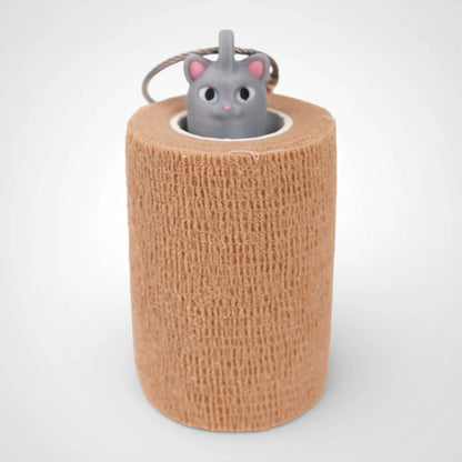 Cat Grey Roll Holder 1-pack - Rescue Candy