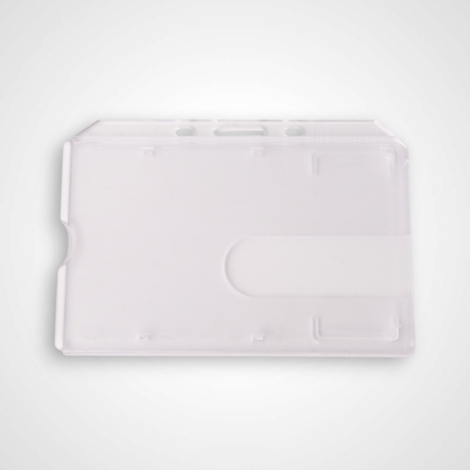 Horizontal Full Rigid Badge Holder
