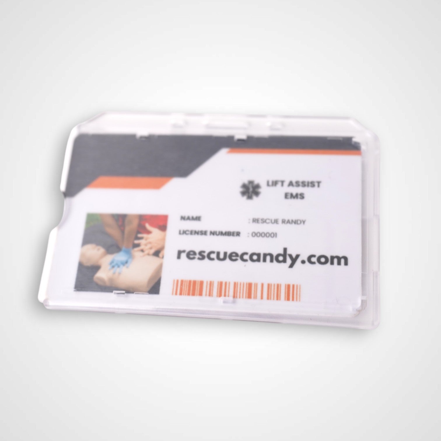 Horizontal Full Rigid Badge Holder