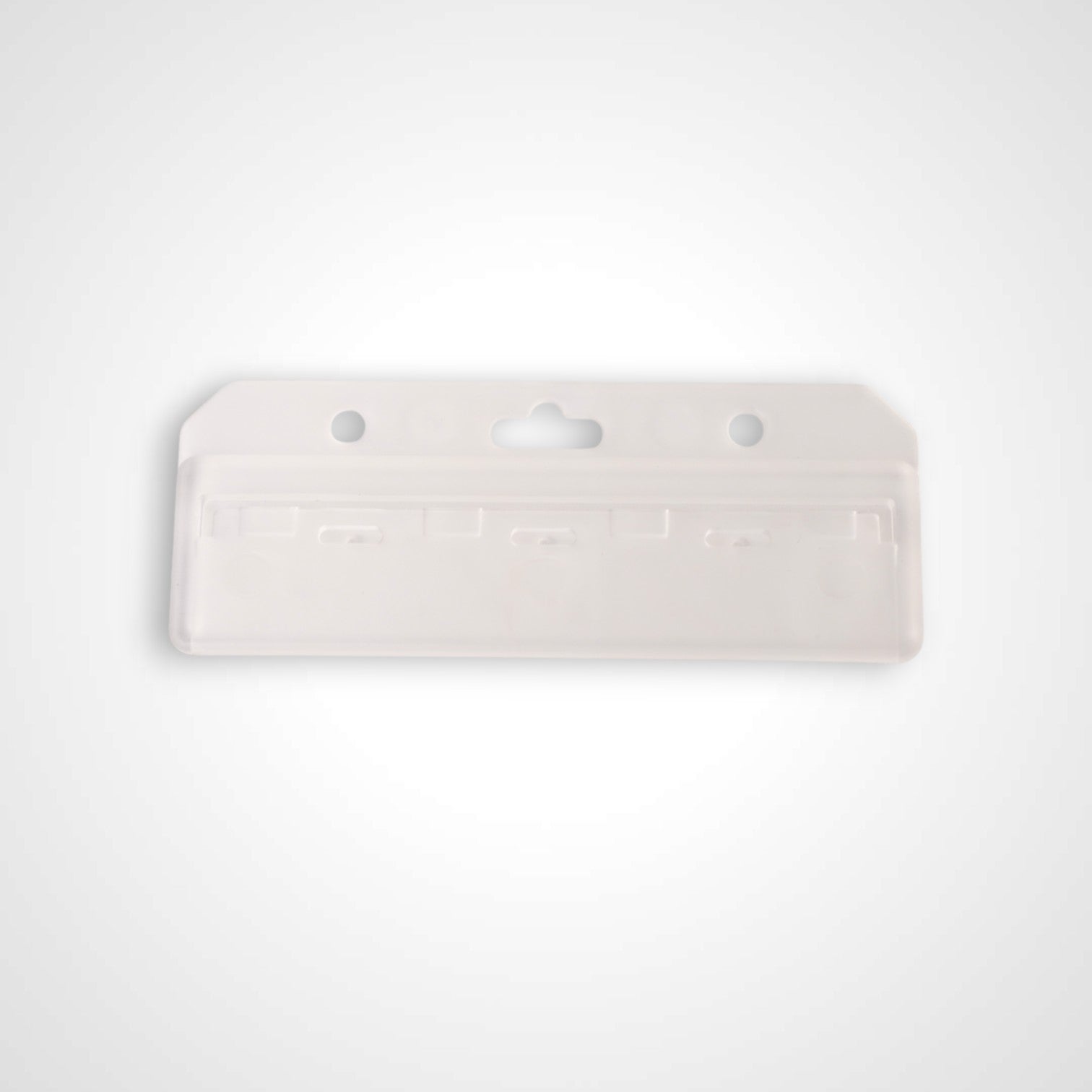 Horizontal Half Rigid Badge Holder