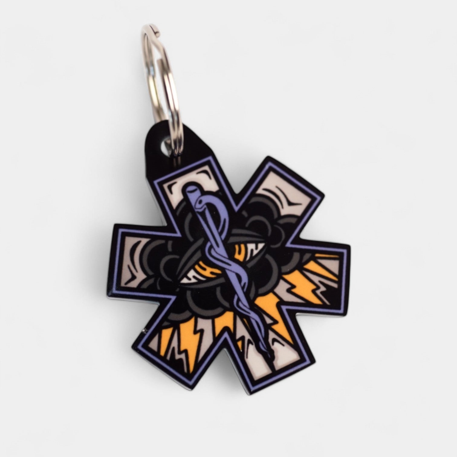 Black Cloud Keychain