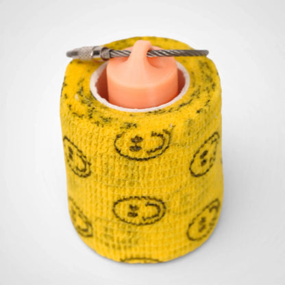 Orange/Glow Yellow Roll Holder 1-pack - Rescue Candy