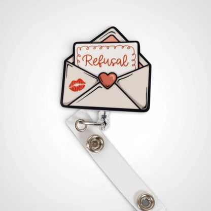Love Letter Badge Reel - Rescue Candy
