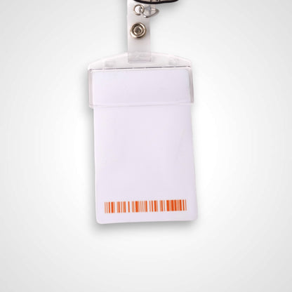 Vertical Half Rigid Badge Holder