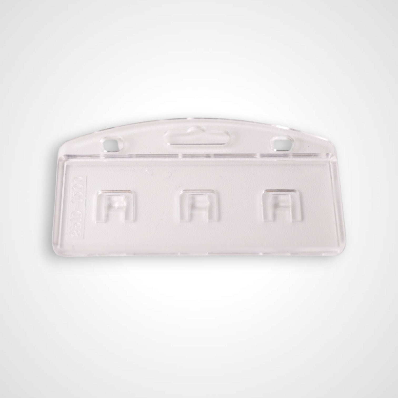 Vertical Half Rigid Badge Holder