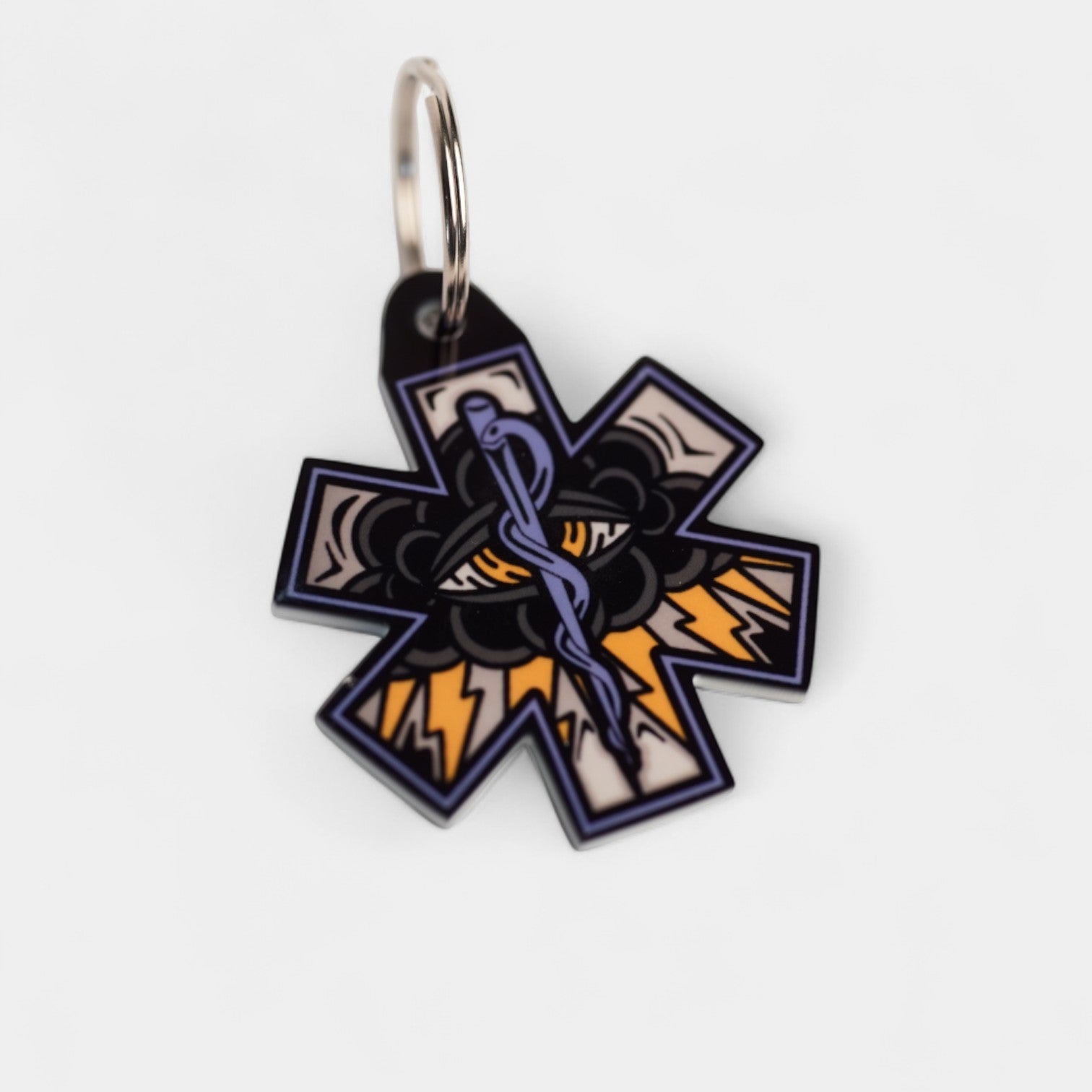 Black Cloud Keychain