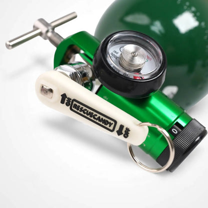 White Glow Blue Oxygen Wrench - Rescue Candy