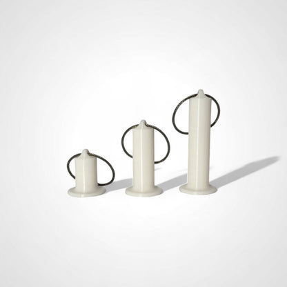 a compact white roll holder to hold and tape and coban for EMS, paramedics, EMT's, nurses, flightmed, vetmed, and athletic trainers