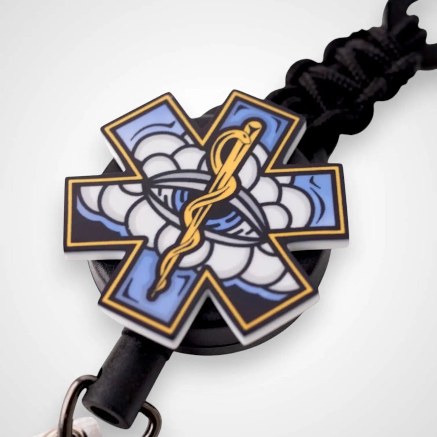 White Cloud Badge Reel - Rescue Candy